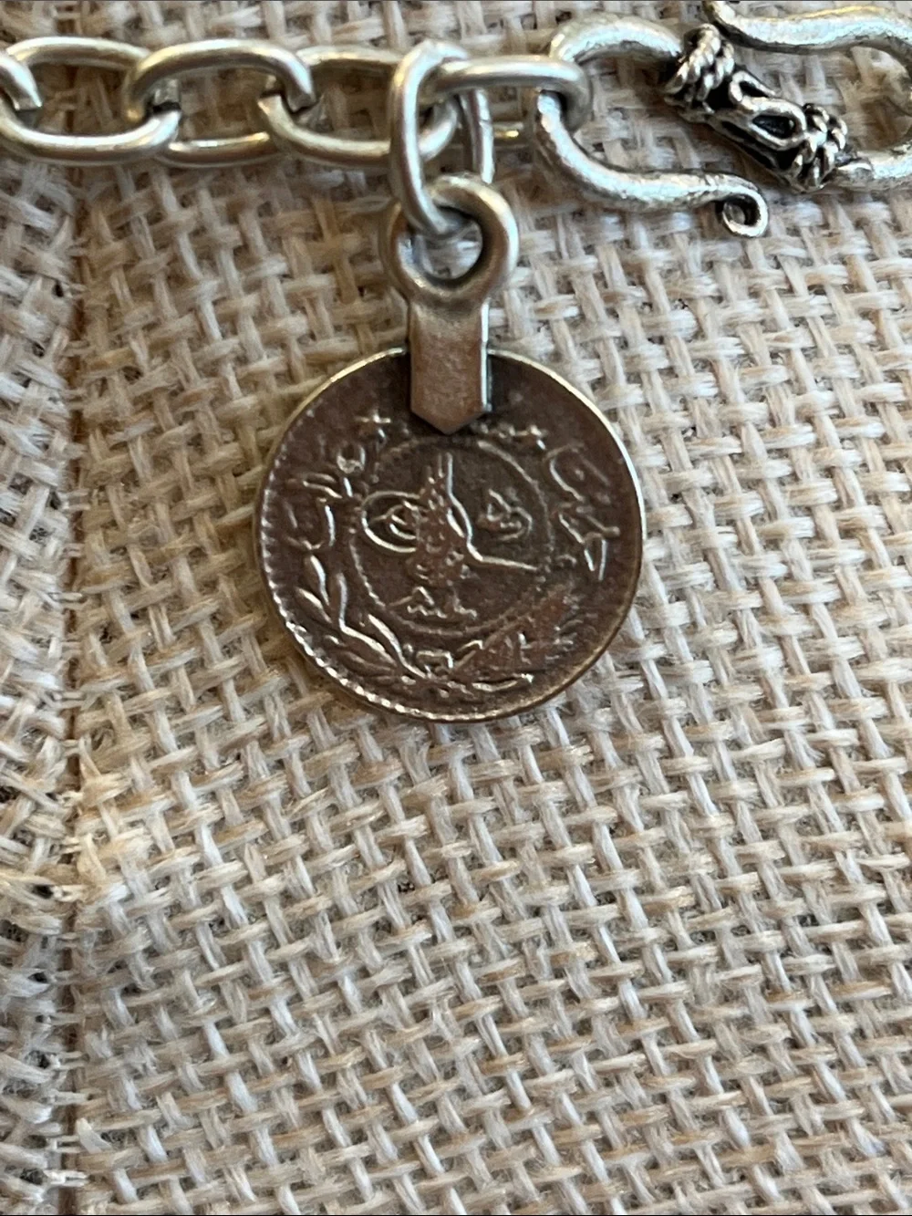 Pewter LONG NECKLACE Rare HTF - Picture 9 of 10